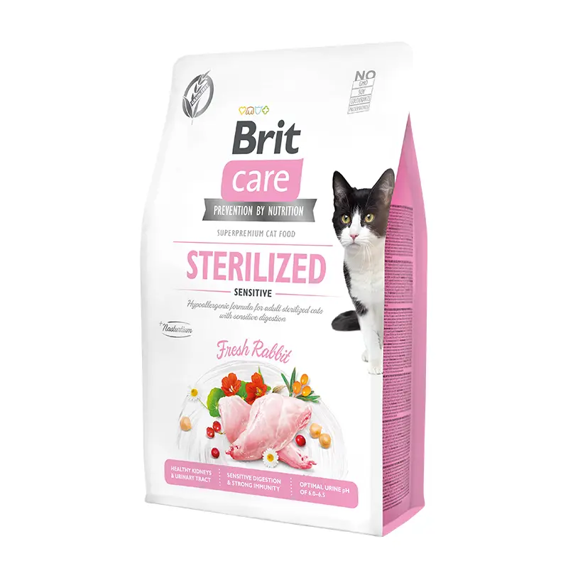 Brit Care Cat Sterilized Sensitive Fresh Rabbit 2Kg